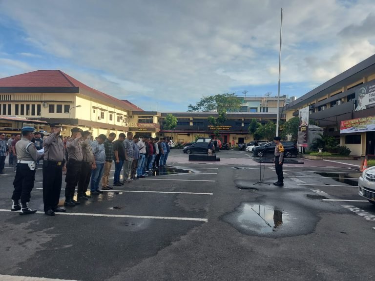 Tegas Dan Humanis, Penyampaian Wakasat Samapta Saat Pimpin Apel Sispam Kota    
