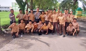 Satlantas Polres Pelabuhan Belawan Kampanyekan Keselamatan Lalulintas di MAN 4 Medan