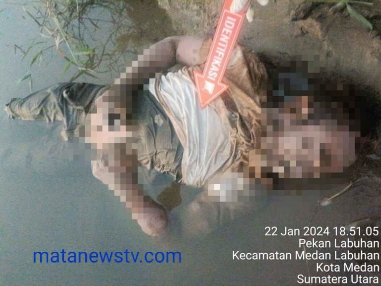Tragedi Terungkap di Medan: Jenazah Tak Dikenal Ditemukan Mengapung di Sungai Deli