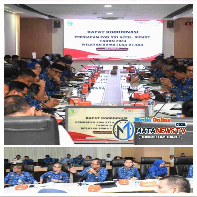Persiapan PON XXI Aceh-Sumut 2024 On The Track, Pj Gubernur Sumut Minta OPD Jaga Semangat