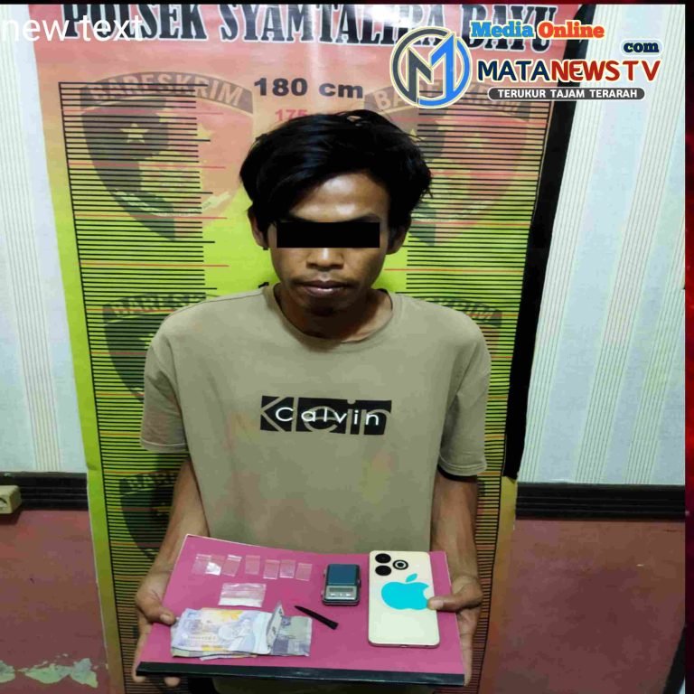 Personel Polsek Syamtalira Bayu Bekuk Tersangka Penjual Sabu 