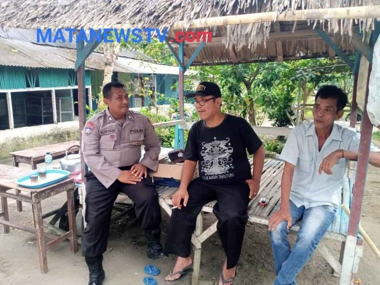 Bhabinkamtibmas Polres Langkat Gelar Cooling System Pasca Pemilu 2024