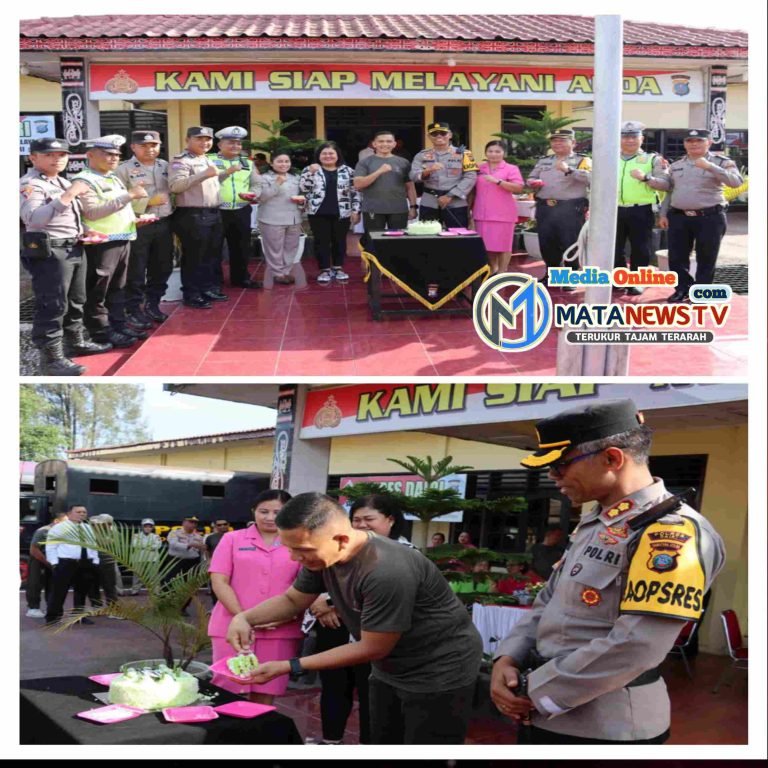 Polres Dairi Tingkatkan Sinergitas TNI-POLRI, Melalui Perayaan Ulang Tahun Personil