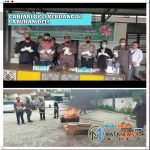 Cabjari Deli Serdang Labuhan Deli Musnahkan Barang Bukti Narkotika dan Perkara Lainnya