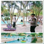 Patroli di Waterboom Mangat Ceria: Polisi Himbau Pengunjung untuk Menjaga Keselamatan Keluarga