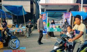 Polsek Kuta Makmur Menjamin Keamanan dan Lancarnya Arus Lalu Lintas di Pasar Takjil