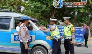 Polres Tebing Tinggi Tindak 75 Pelanggar Lalu Lintas Dihari Ke 9 Ops Keselamatan Toba 2024