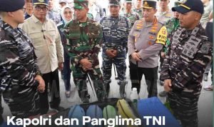 Kapolri, Panglima TNI, dan Menhub Tinjau Kesiapan Pengamanan Mudik di Pelabuhan Gilimanuk