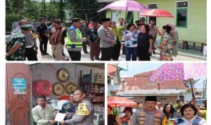 Kapolres Tanah Karo Dampingi Kunjungan Kapolda Sumut ke Lokasi Pembangunan Mesjid Allfalah Desa Sukanalu Kec. Barusjahe Kab. Karo. 