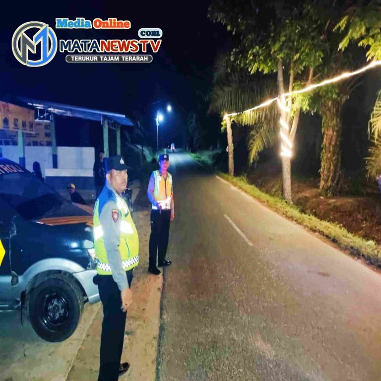 Polsek Tebing Tinggi Gelar Patroli Blue Light, Ciptakan Situasi Kamtibmas Aman Pasca Lebaran
