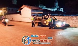 Polres Tebing Tinggi Pancarkan Cahaya Biru Keamanan, Patroli Blue Light Jaga Keutuhan Rumah Mudik Lebaran