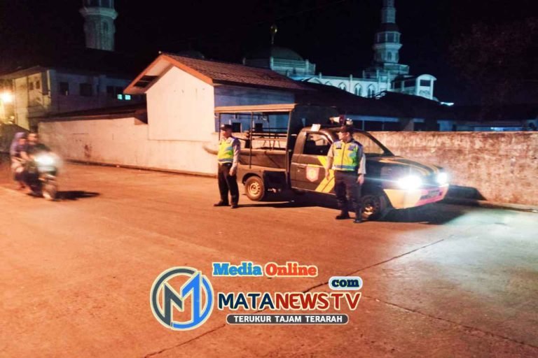 Polres Tebing Tinggi Pancarkan Cahaya Biru Keamanan, Patroli Blue Light Jaga Keutuhan Rumah Mudik Lebaran