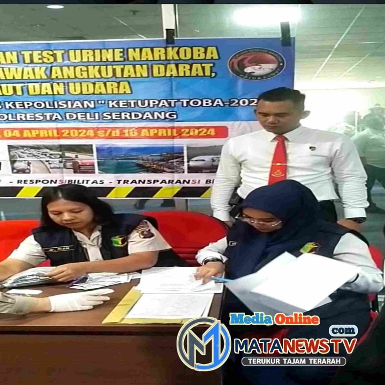 15 April 2024 Angkatan Udara dan Darat di Bandara Kualanamu Jalani Tes Urine Mendadak!