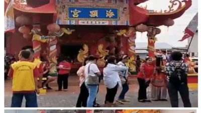 Masyarakat Tionghoa Memeriahkan Perayaan Hari Ulang Tahun Mahadewi Tian Shang Seng Mu di Vihara Kusinara