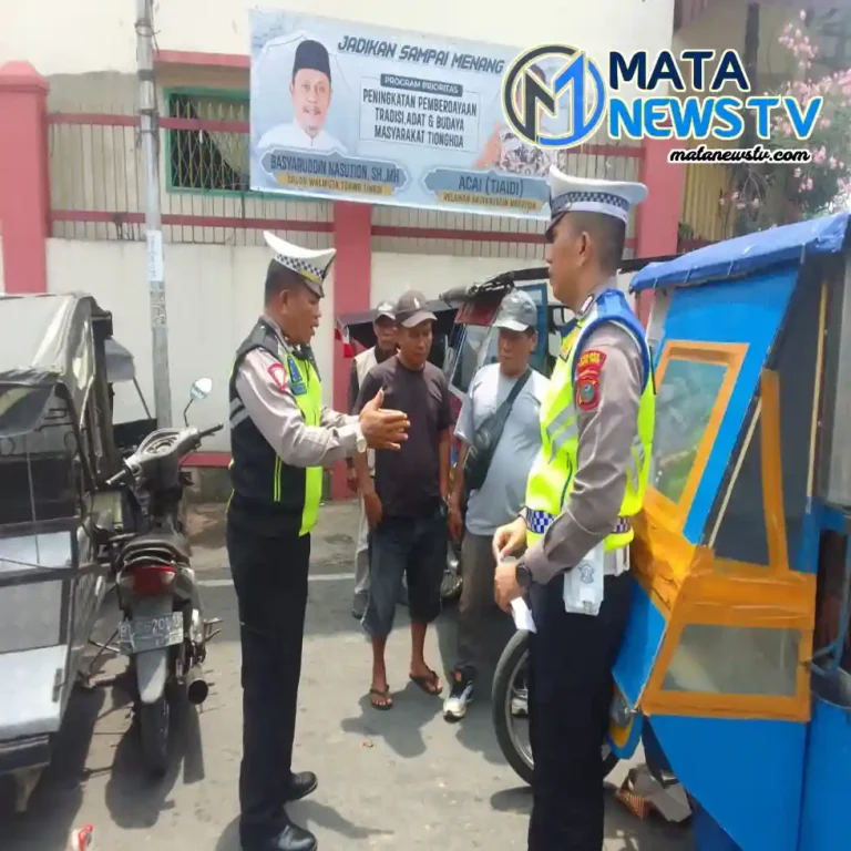 Sat Lantas Polres Tebing Tinggi Edukasi Masyarakat Untuk Tertib Berlalulintas