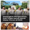 Kabaharkam Polri dan Wakapolda Bali Tinjau Venue Gala Dinner World Water Forum ke-10 di GWK