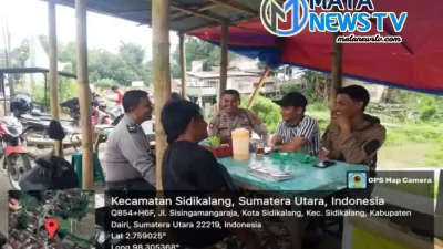 Bhabinkamtibmas Polsek Sidikalang Kota: Dialogis untuk Tingkatkan Kewaspadaan Terhadap Kejahatan