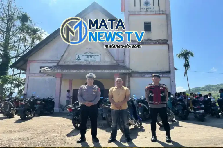 Polres Pakpak Bharat Memastikan Keamanan Umat Kristen Selama Beribadah