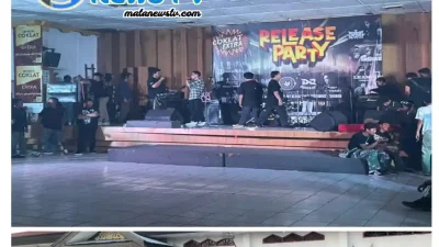 Polres Tebing Tinggi Beri Pengamanan pada Pergelaran Musik Lokal oleh Timeless Media Produksi
