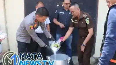 Pemusnahan Sabu 1.433,89 Gram di Langkat: Langkah Kompak Lawan Peredaran Narkotika