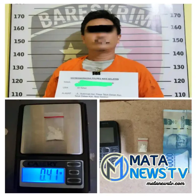 Pengedar Shabu Berhasil Dibekuk oleh Sat Narkoba Polres Nias Selatan
