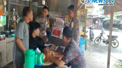 Polres Tebing Tinggi Berikan Himbauan Kamtibmas kepada Masyarakat