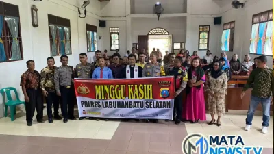 Minggu Kasih Polsek Kampung Rakyat, Bangun Sinergi Polri dan Masyarakat