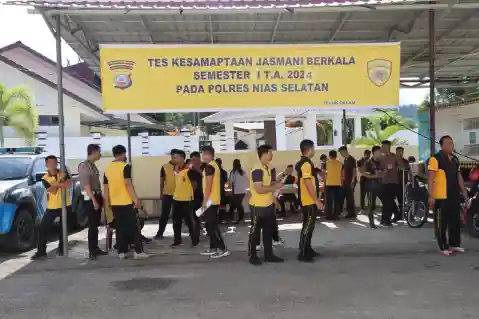 Polri Nisel Laksanakan Uji Kesamaptaan dan Kesehatan: Komitmen Pimpinan Wujudkan Personel Sehat