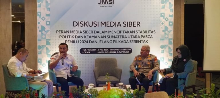 JMSI Sumut Gelar Diskusi Media Siber Bahas Stabilitas Politik Jelang Pilkada