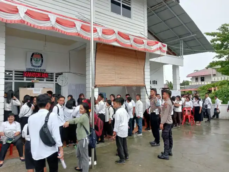 Polres Nias Selatan Amankan Seleksi Panitia Pemungutan Suara