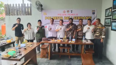 Polresta Deli Serdang Adakan Pojok Pemilu untuk Harkamtibmas Jelang Pilkada 2024