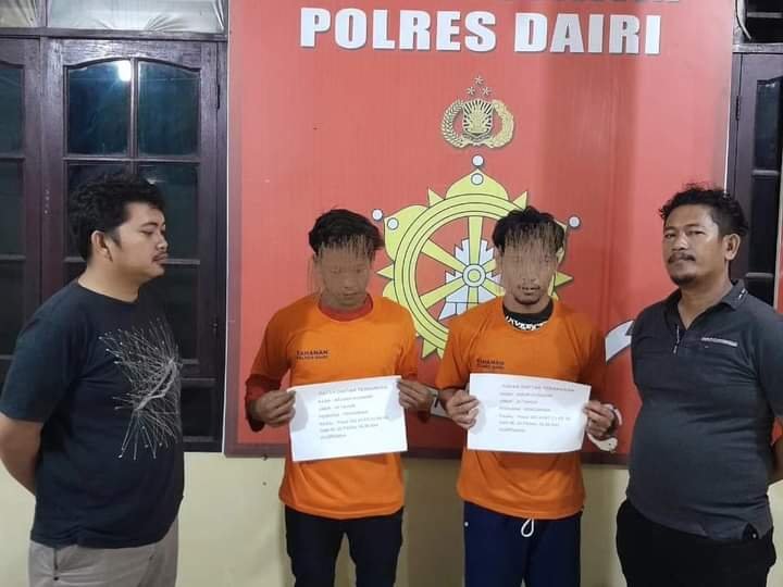 Dua Pemuda di Dairi Curi Uang Sekolah Rp 1,5 Juta, Laptop Dibuang