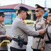 Kapolres Pelabuhan Belawan Pimpin Upacara Sertijab Kasat Narkoba dan Kasat Lantas