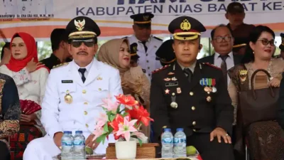 Kapolres Nias Hadiri Peringatan Hari Jadi Kabupaten Nias Barat ke-15