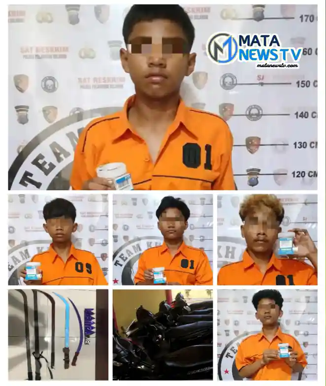 Polres Pelabuhan Belawan Berhasil Amankan 12 Anggota Genk Motor yang Hendak Tawuran