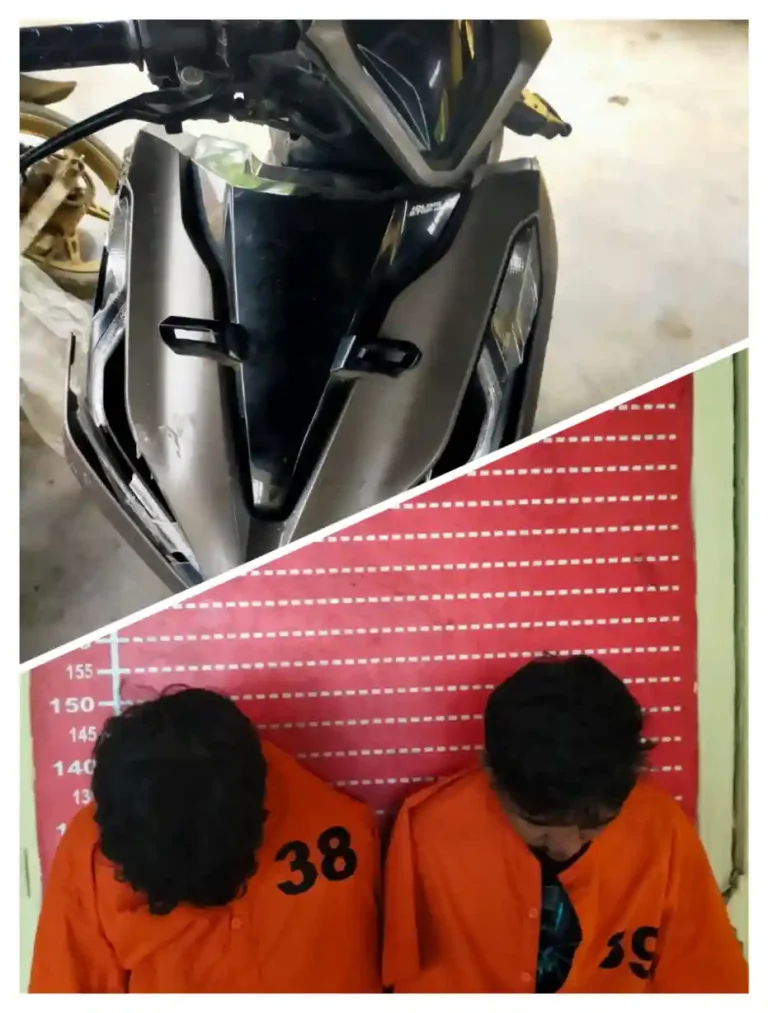 Polsek Firdaus Sergai Amankan Dua Terduga Anggota Geng Motor yang Meresahkan Warga