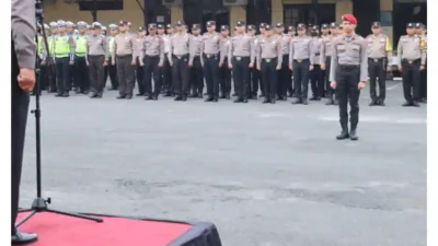 Polres Tebing Tinggi Gelar Upacara Peringatan Hari Kebangkitan Nasional