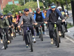 Kapolrestabes Medan Ajak Warga Bersepeda: Promosi Gaya Hidup Sehat dan Perkuat Silaturahmi