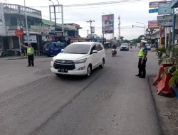 Satlantas Polres Batu Bara Gelar Razia dan Pengaturan Lalu Lintas di Sejumlah Titik Rawan