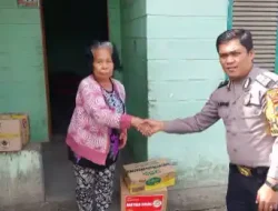 Polsek Tigapanah Berbagi Kebahagiaan di HUT Bhayangkara ke-78: Baksos Sembako untuk Warga Kurang Mampu