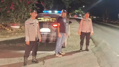 Polsek Lima Puluh Gelar Patroli Malam, Ciptakan Keamanan dan Kenyamanan Masyaraka