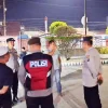 Kapolsek Lima Puluh Pimpin Patroli Malam Takbiran, Ciptakan Kamtibmas yang Aman dan Kondusi