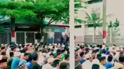 Pegawai dan Warga Binaan Rutan Kelas I Medan Gelar Sholat Idul Adha 1445 H dengan Penuh Khusyuk