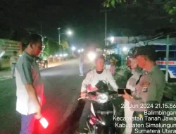Polsek Tanah Jawa Gelar Razia Malam Skala Besar, Geng Motor dan Gangguan Kamtibmas Jadi Sasaran