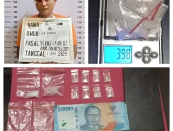 Tim Opsnal Satres Narkoba Berhasil Tangkap Penjual Sabu di Labuhan Batu Utara