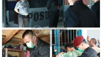 Sterilkan Halinar, Lapas Rantauprapat Kanwil Kemenkumham Sumut Kembali Lakukan Razia Pada Blok Hunian