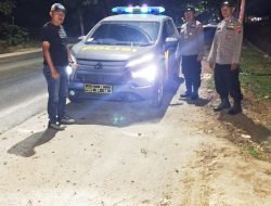 Polsek Lima Puluh Gencar Gelar Patroli Dialogis Malam Hari, Ciptakan Rasa Aman Bagi Masyarakat