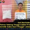 Sat Narkoba Polres Tebing Tinggi Ciduk Pengedar Sabu di Pinggir Jalan