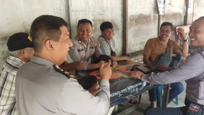 Polres Tebing Tinggi Sosialisasi Pencegahan Penipuan Online di Warung Wahyu