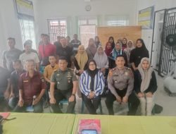 Kapolsek Rambutan Beri Sosialisasi dan Pelatihan Pemadaman Kebakaran di Musim Kemarau